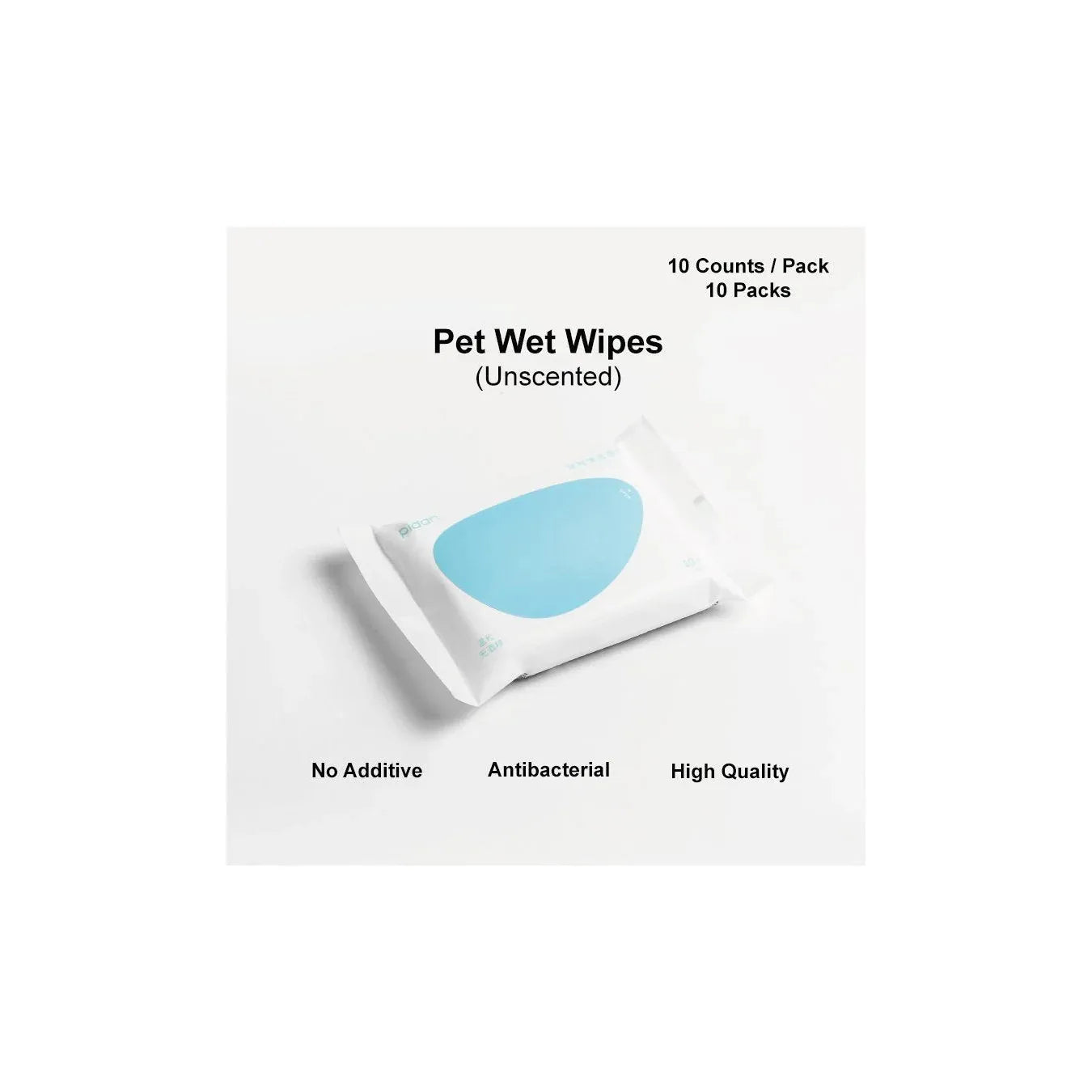 Pidan Pet Wet Wipes - Travel Pack (10 sheets per Pack)
