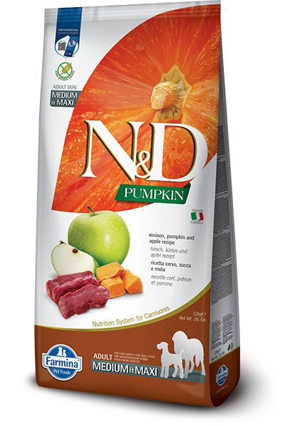 Farmina - Pumpkin Venison Apple Med/Maxi Dog 12kg