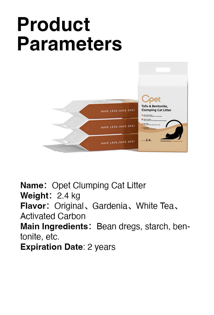 Opet Tofu Bentonite Mix Clumping Cat Litter