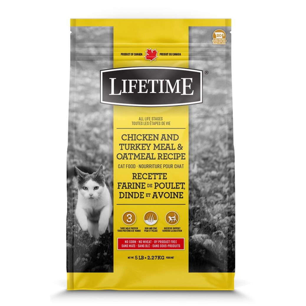 Lifetime All Life Stages Chicken Turkey And Oatmeal Cat 2.27kg