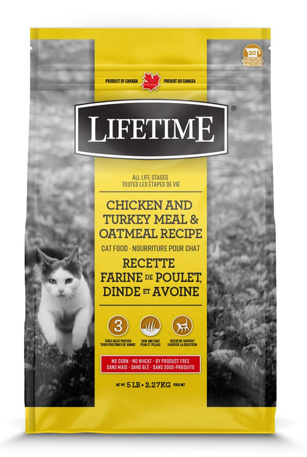Lifetime All Life Stages Chicken Turkey And Oatmeal Cat 2.27kg