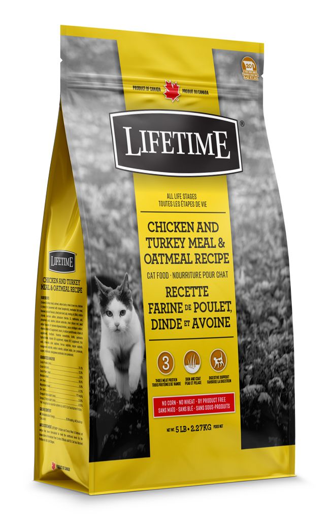 Lifetime All Life Stages Chicken Turkey And Oatmeal Cat 2.27kg