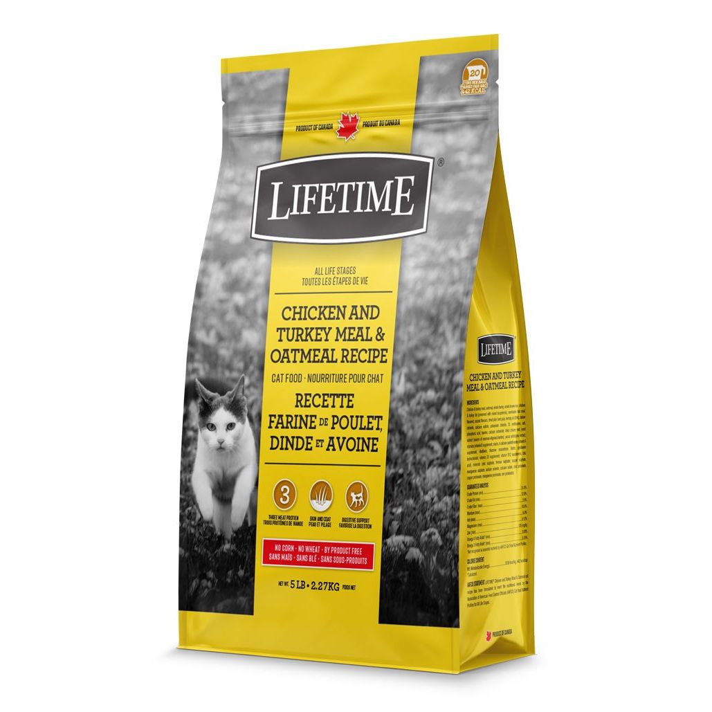 Lifetime All Life Stages Chicken Turkey And Oatmeal Cat 2.27kg