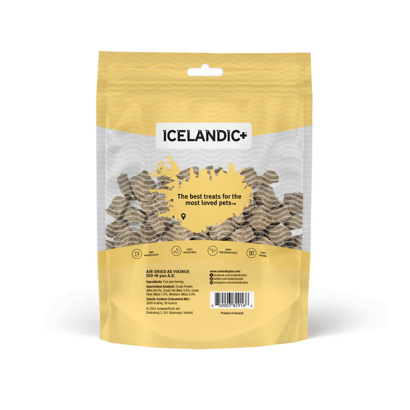 Icelandic+ - Cod & Herring Combo Bites Fish Dog Treat 100g
