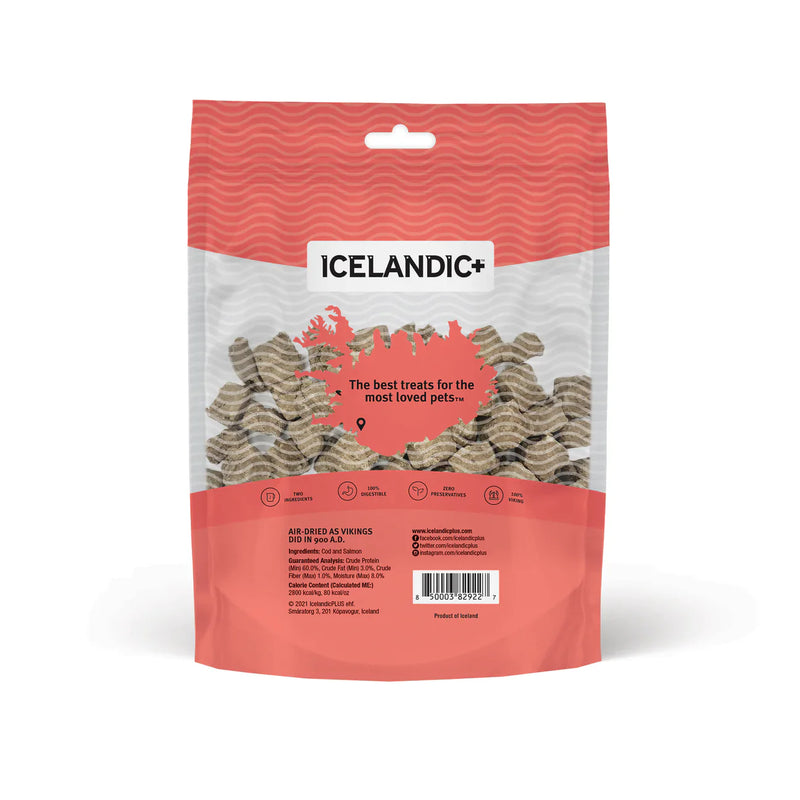 Icelandic+ - Cod & Salmon Combo Bites Fish Dog Treat 100g