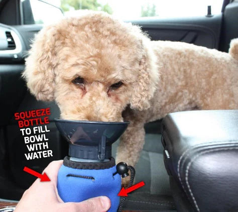 Lap-It-Up™ Dog Water Bottle Red Plaid