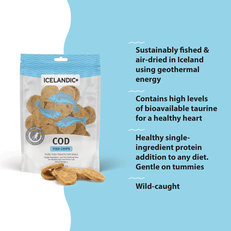 Icelandic+ - Cod Fish Chips Dog Treat