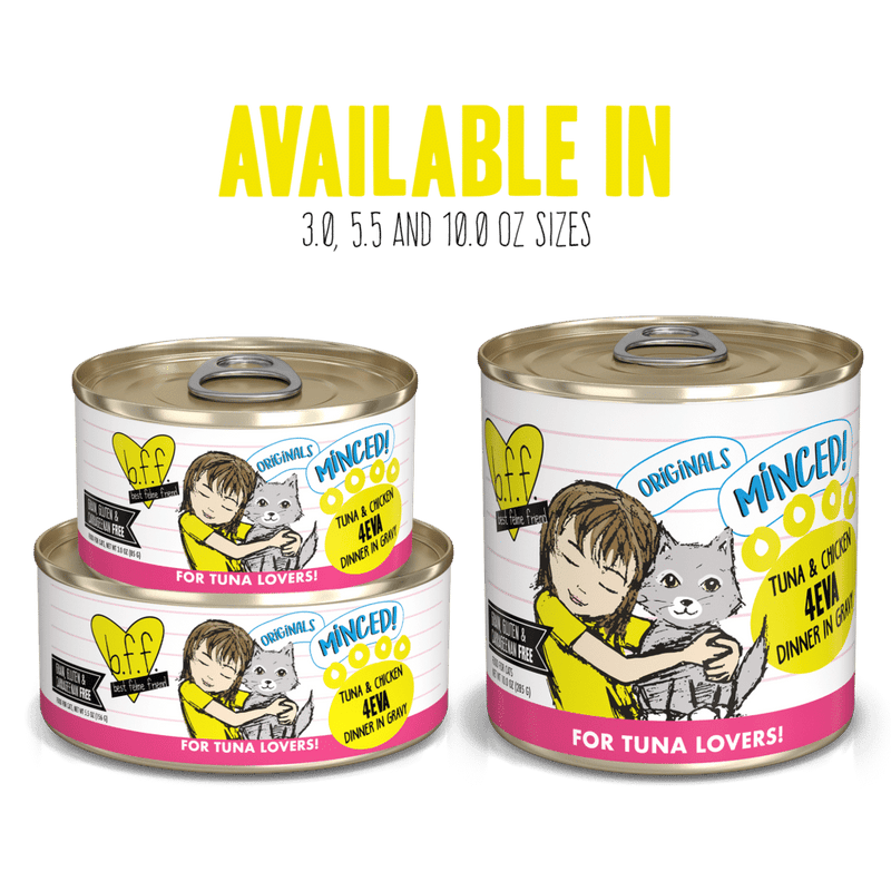 B.F.F. - Tuna & Chicken 4Eva Tuna & Chicken Dinner in Gravy (3.0 oz Can)