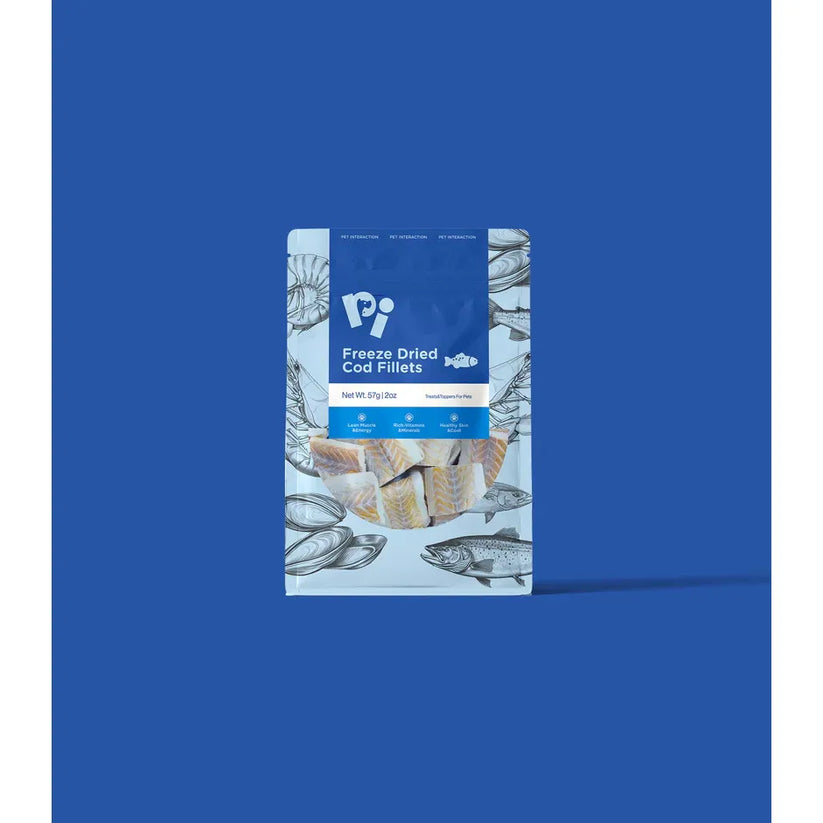 PI Pet Food Freeze Dried Cod Fillets 28g