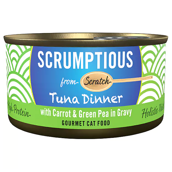 SCRUMPTIOUS - Red Meat Tuna with Carrots & Peas Cat food 79g