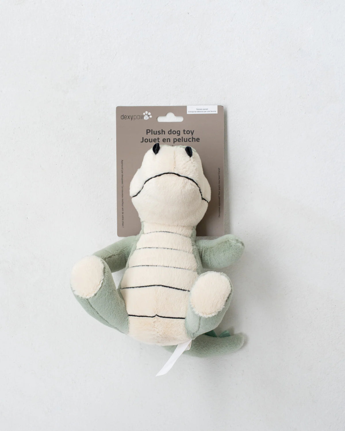 Dexypaws Plush Dog Toy  - Crocodile 8"