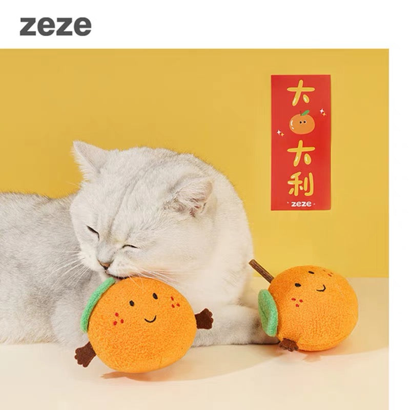 Zeze  - Orange - Cat toy
