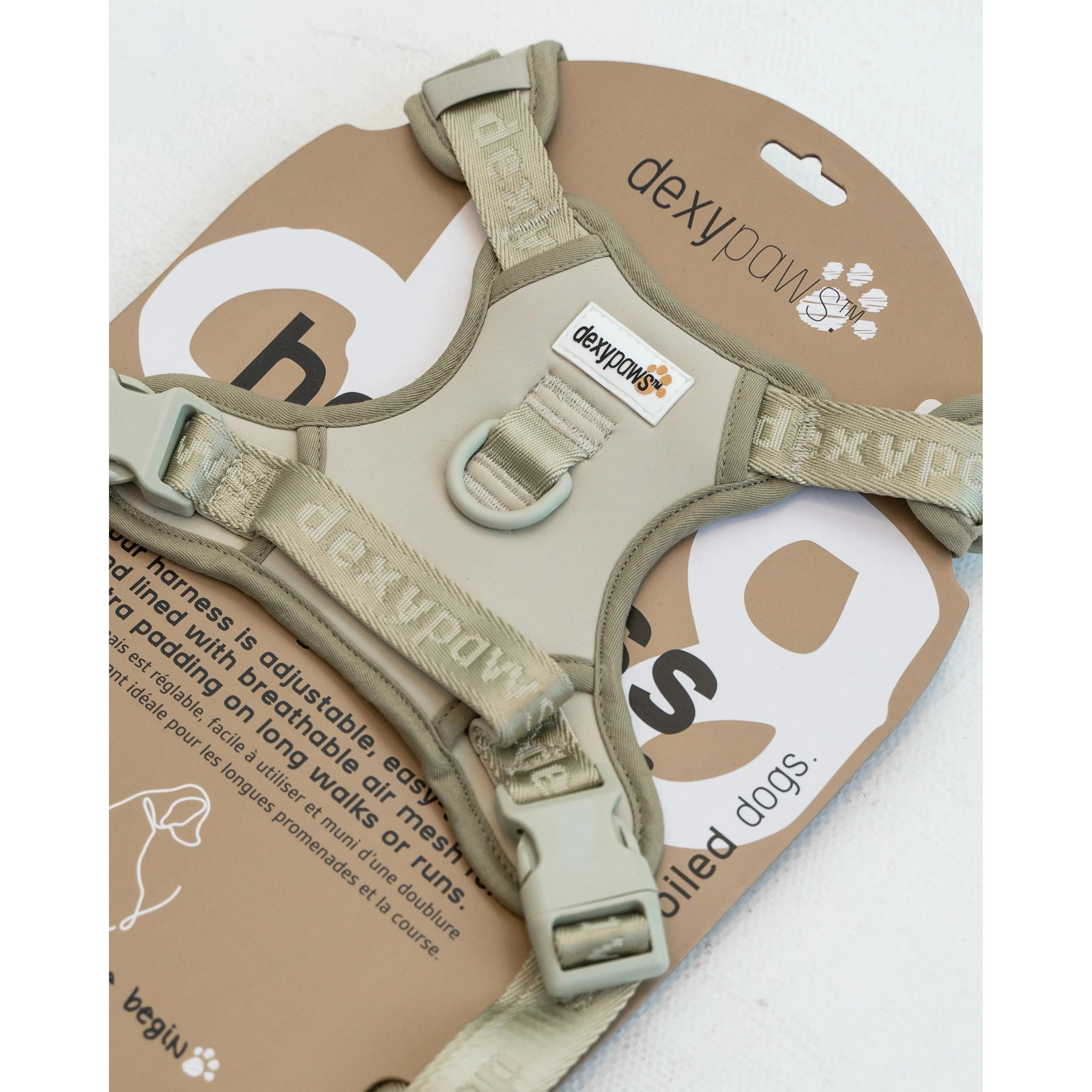 Dexypaws No-Pull Dog Harness, Sage Green Medium Dog