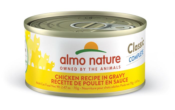 Almo Nature - Classic Complete Chicken Recipe In Gravy Cat Can