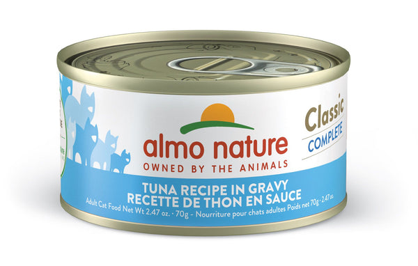 Almo Nature-Classic Complete Cat Food - Tuna Recipe In Gravy Cat Can