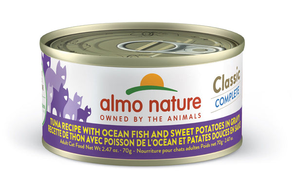 Almo Classic Complete - Tuna Recipe With Ocean Fish And Sweet Potatoes In Gravy