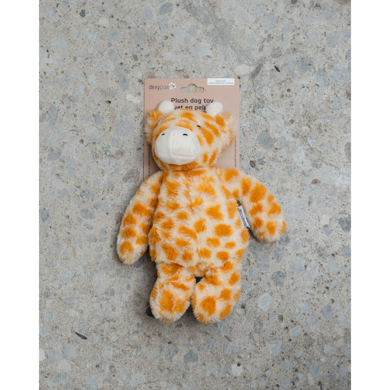 Dexypaws Plush Dog Toy  - Giraffe