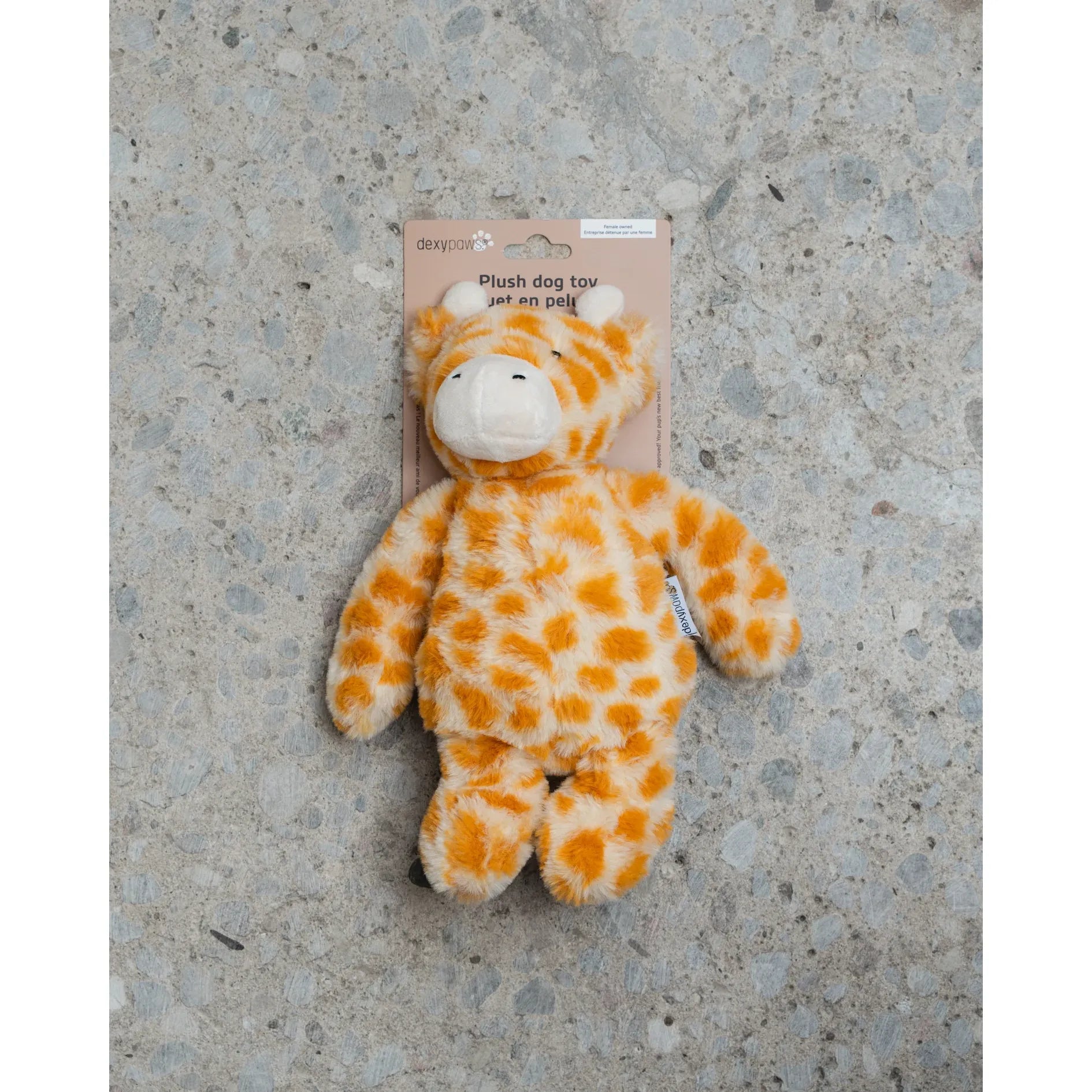 Dexypaws Plush Dog Toy  - Giraffe