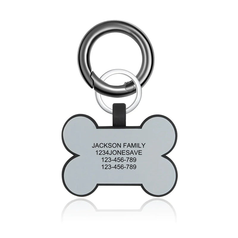 Petgent - Personalized Bone Green Dog ID Tag