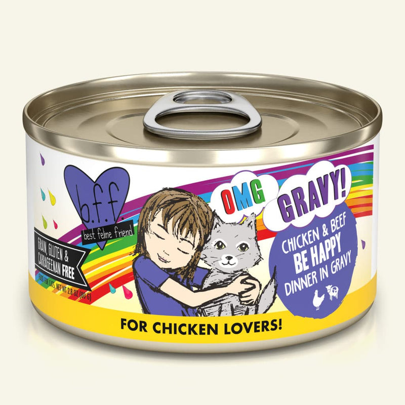 B.F.F. - Chicken & Beef Be Happy  Chicken & Beef Dinner in Gravy