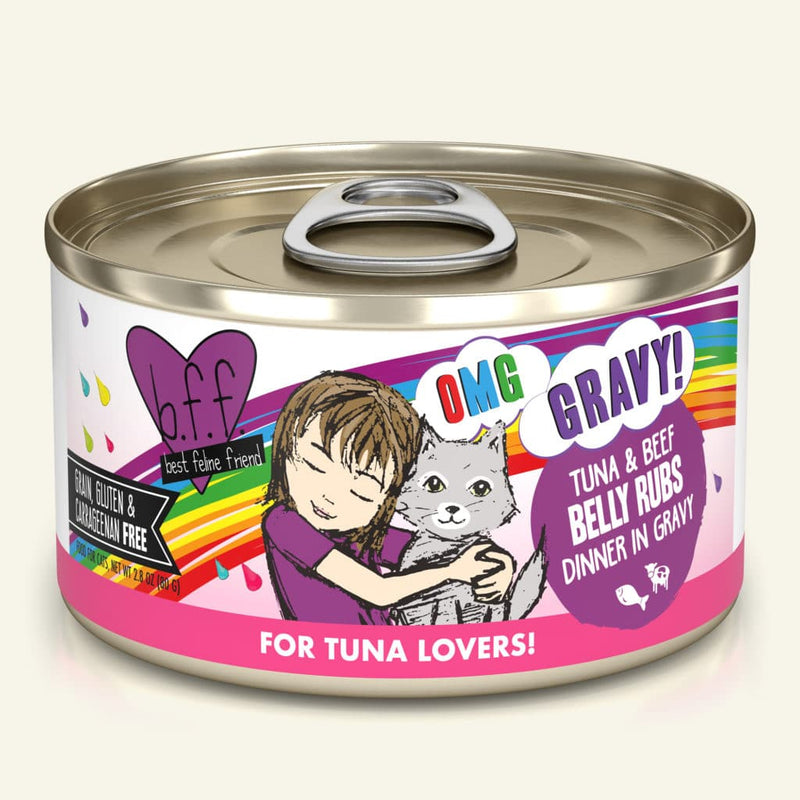 B.F.F. - Tuna & Beef Belly Rubs  Tuna & Beef Dinner in Gravy