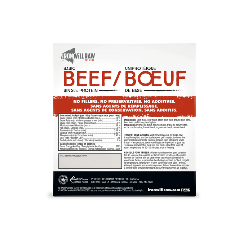 Iron Will - Basic Beef 6lb