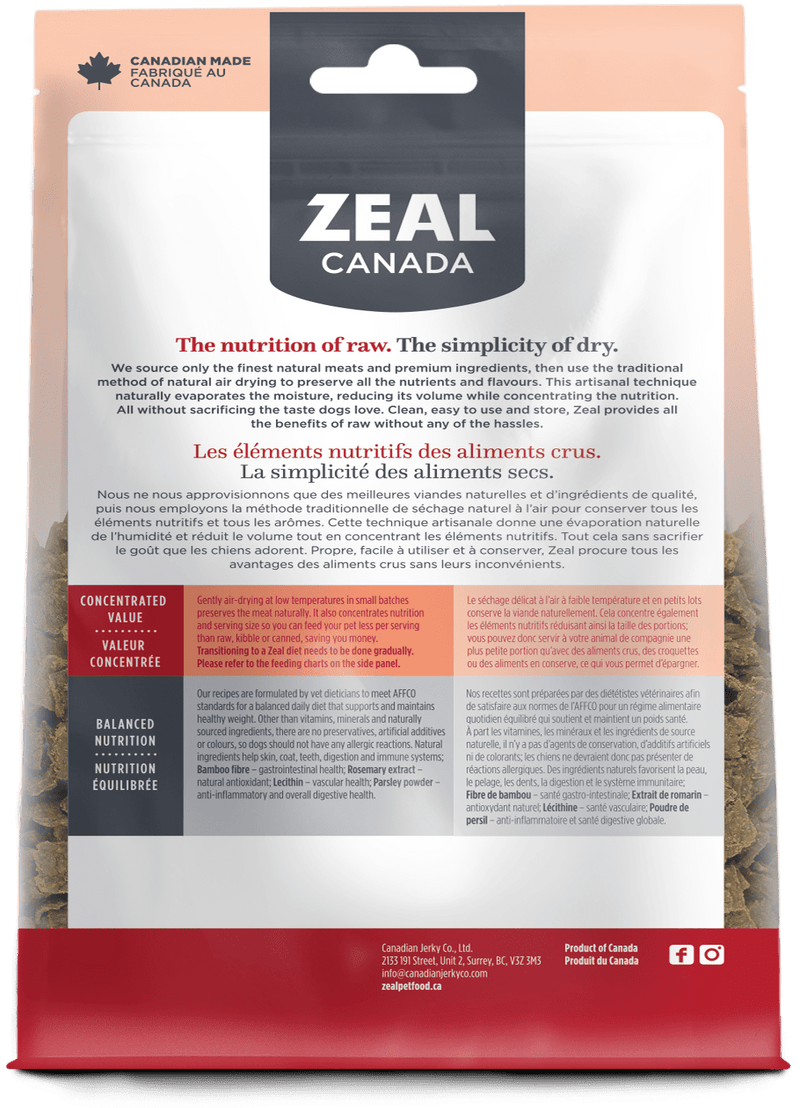 Zeal - Gently Air-Dried Beef for Dogs