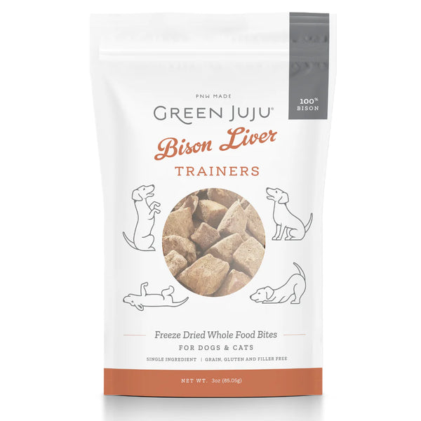 Green Juju - Single-Ingredient Bison Liver Trainers85g