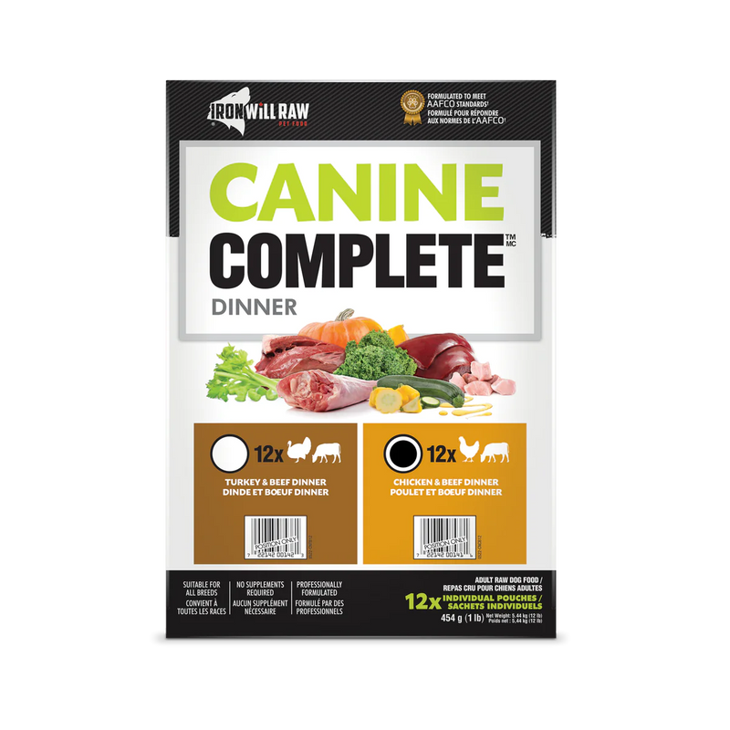 Iron Will - Canine Complete Chicken & Beef dinner 12lb