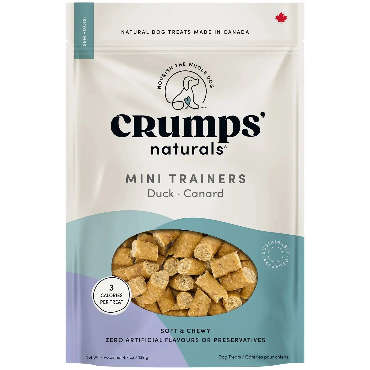 Crumps' Naturals Semi Moist Duck Mini Trainers by Crumps' Naturals