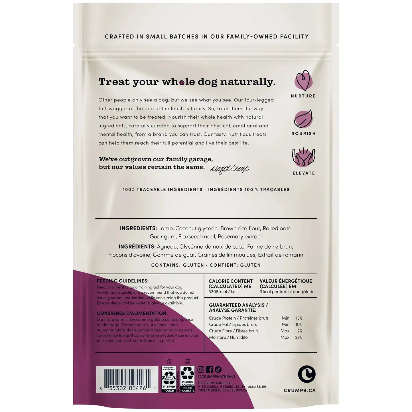Crumps' Naturals Semi Moist Lamb Mini Trainers by Crumps' Naturals