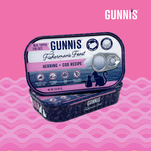 Gunni's Taste - HERRING & COD RECIPE FOOD TOPPER FOR CATS