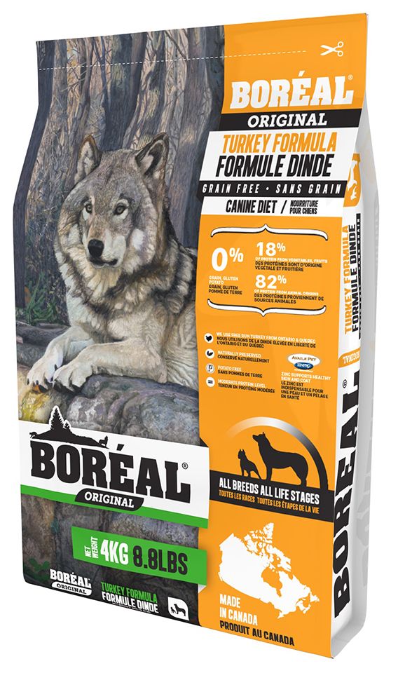 Boreal Grain Free Turkey Dog 4kg