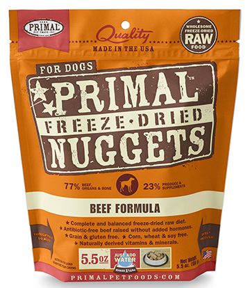 Primal Canine Freeze-Dried Nuggets - Beef Formula Dog Food