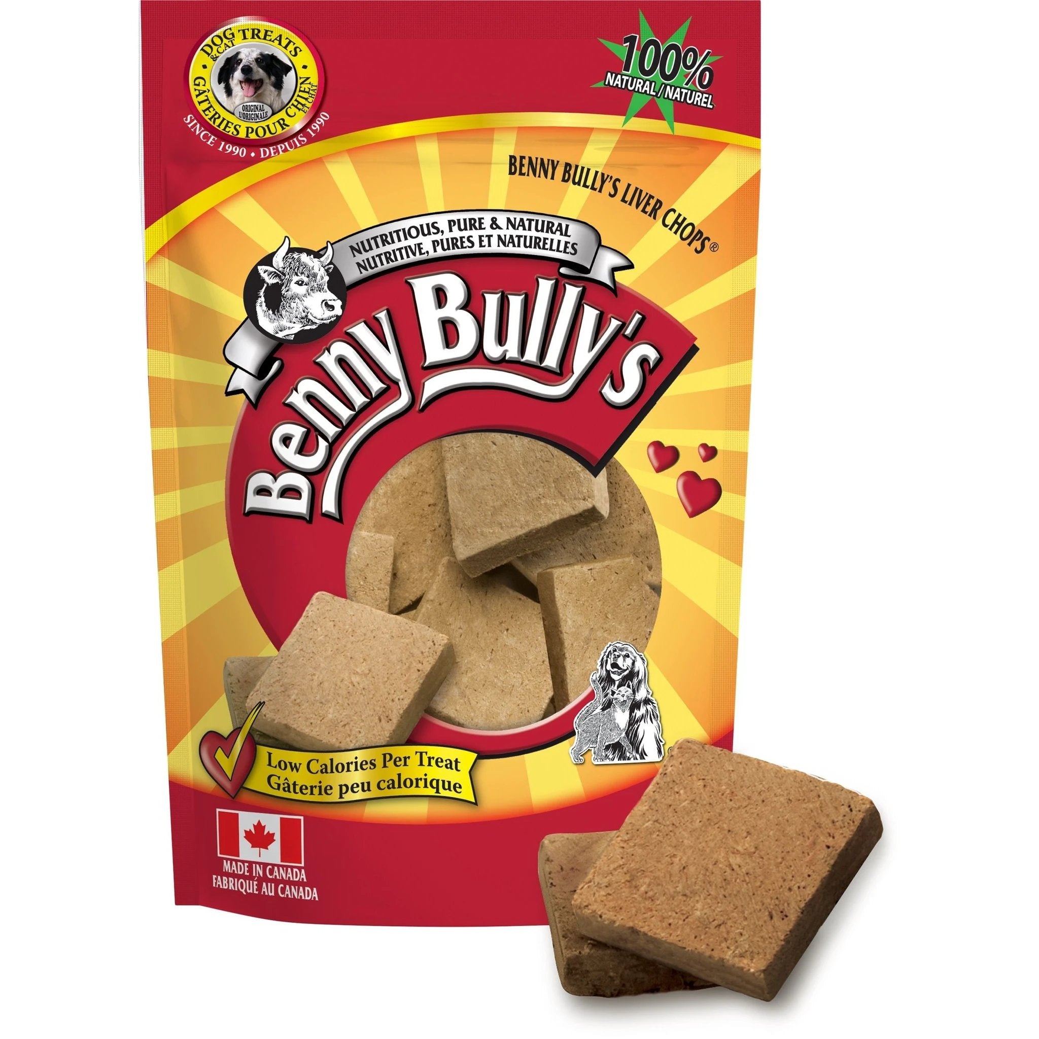Benny Bully's Liver Chops Dog Treats 40g by Benny Bully's