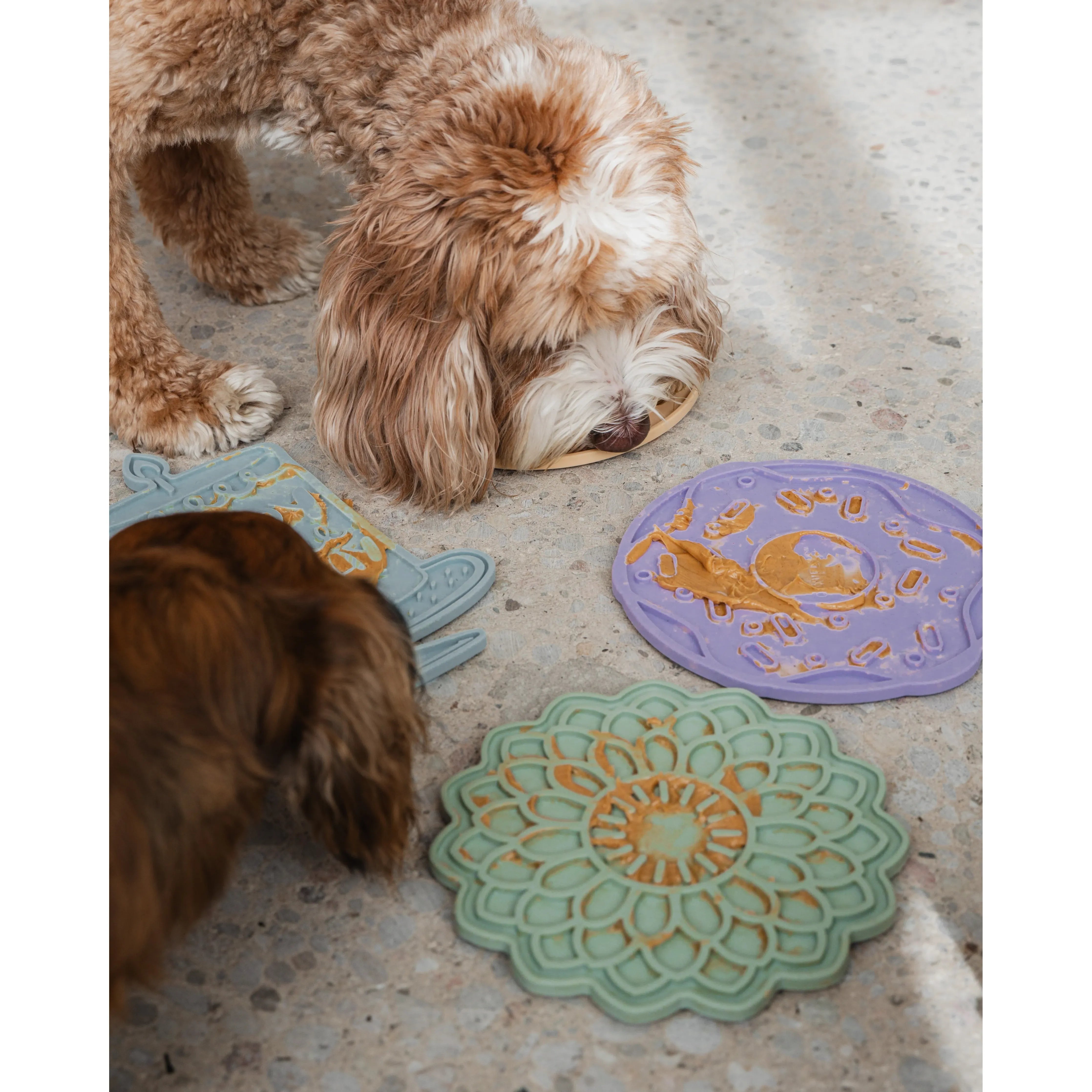 Dexypaws Enrichment Licking Mat for dogs & cats,  Blooming Blossom