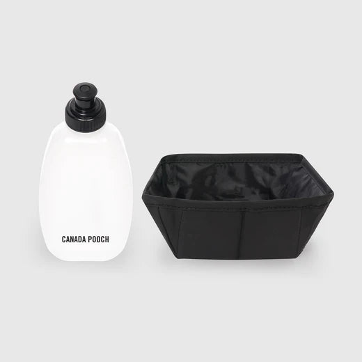 Canada Pooch® Dog Walking Hydration Kit Black
