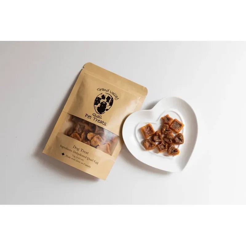 Grand Valley Quail Pet Treats Dehydrated Quail Egg Treat