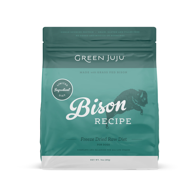 Green Juju - Dog Freeze Dried Raw Bison 397g