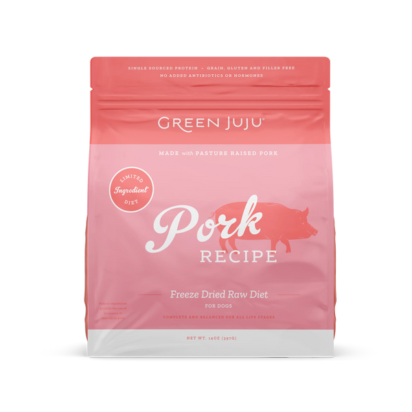 Green Juju - Dog Freeze Dried Raw Pork 397g