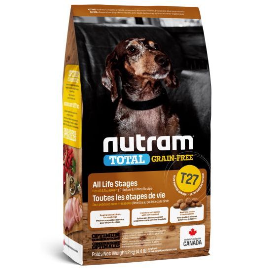 T27 Nutram Total Grain-Free Small & Toy Breed Chicken and Turkey Recipe