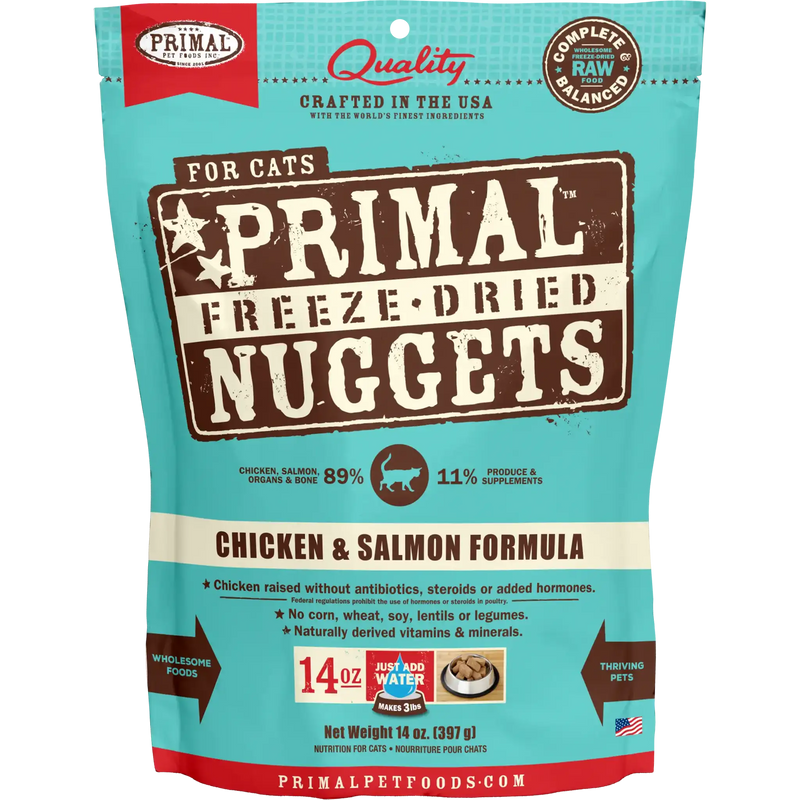 Primal - Freeze Dried Chicken And Salmon Nuggets Cat