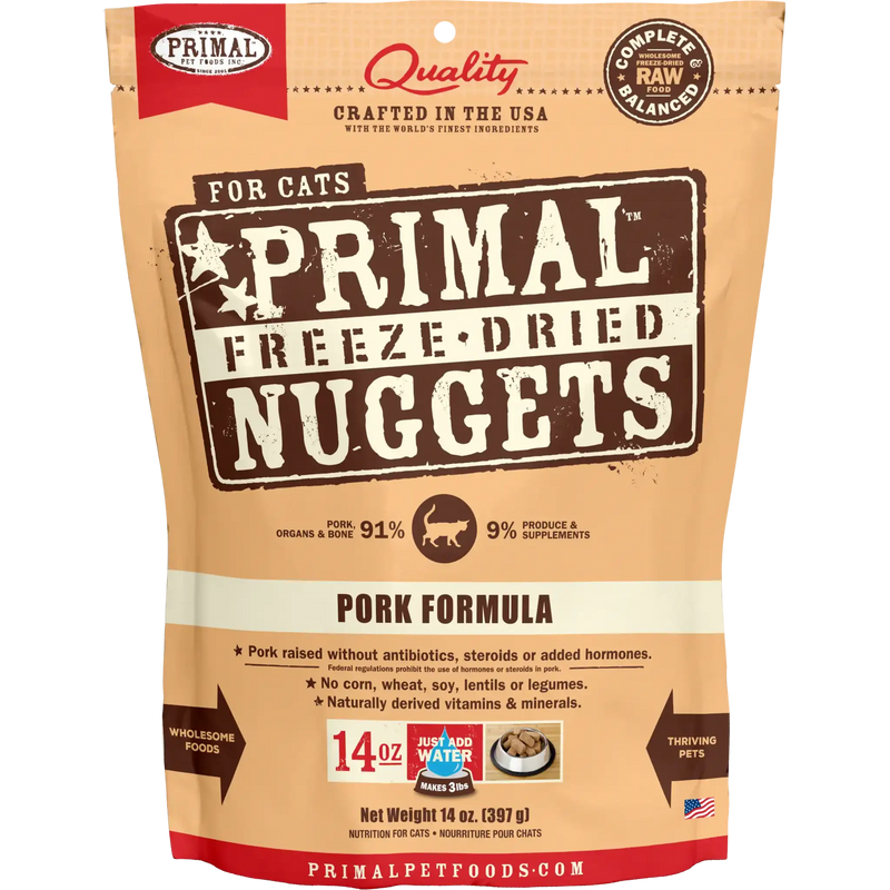 Primal - Freeze Dried Pork Nuggets Cat