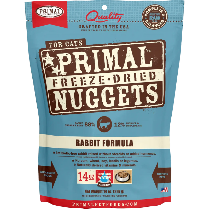 Primal - Freeze Dried Rabbit Nuggets Cat