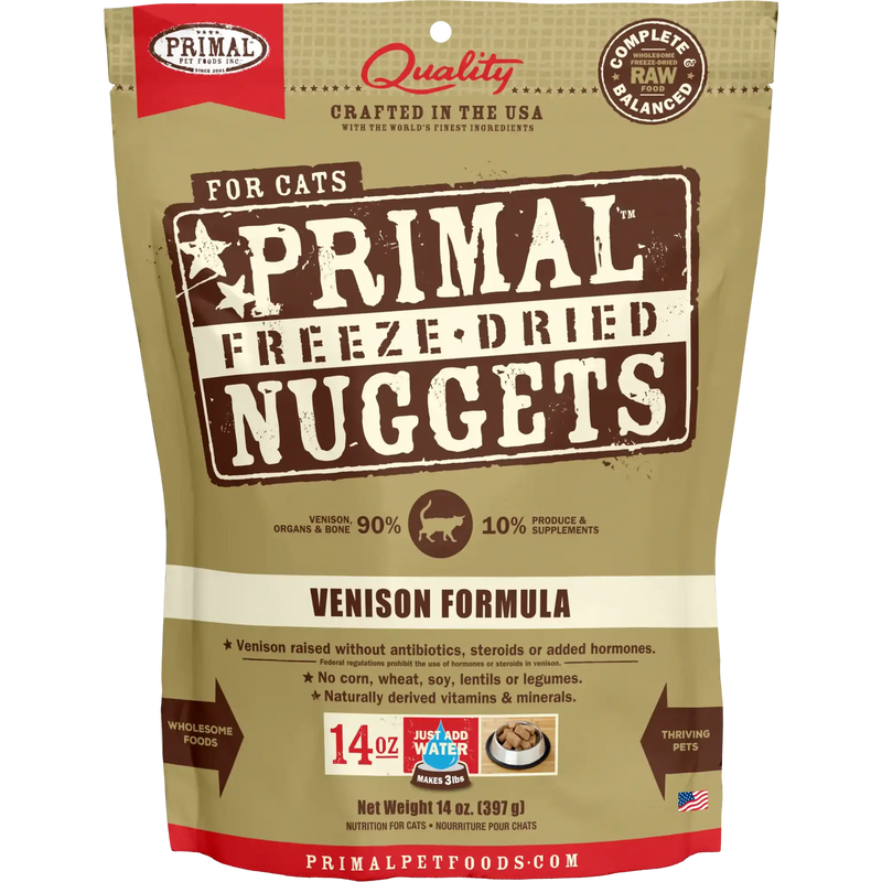 Primal - Freeze Dried Venison Nuggets Cat