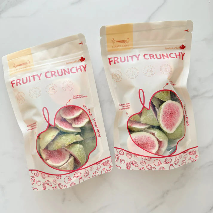 Loopy Paws Fruity Crunchy - Fig 30g, for Dogs & Cats