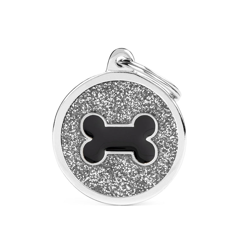 MyFamily - Big Circle Glitter bones