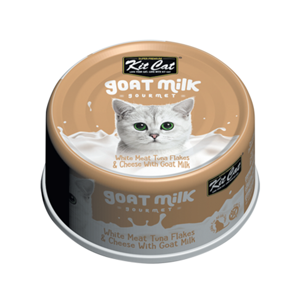 Kit Cat - White Meat Tuna Flakes Cheese with Goat Milk