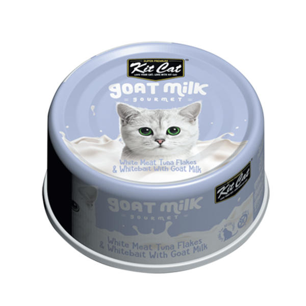 Kit Cat - White Meat Tuna Flakes & Whitebait With Goat Milk