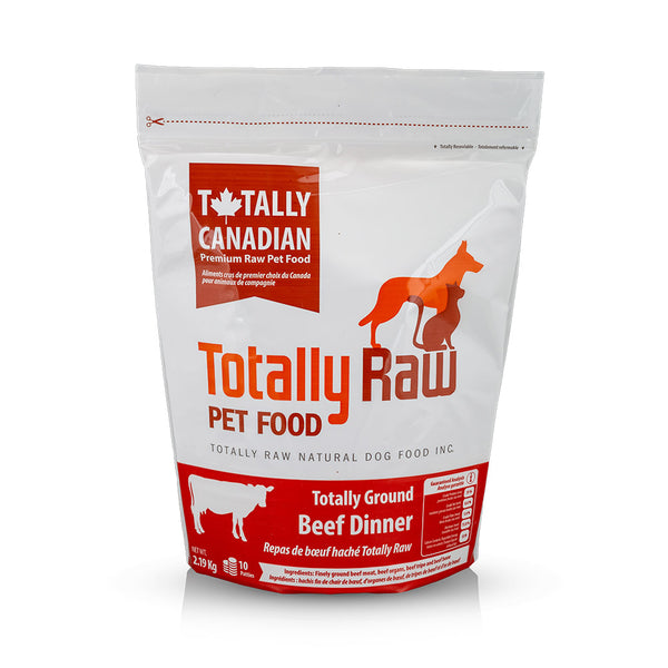 TOTALLY RAW – Ground Beef Patty 4.83lbs